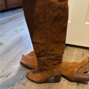 DV by Dolce Vita Tan Over the Knee Boots